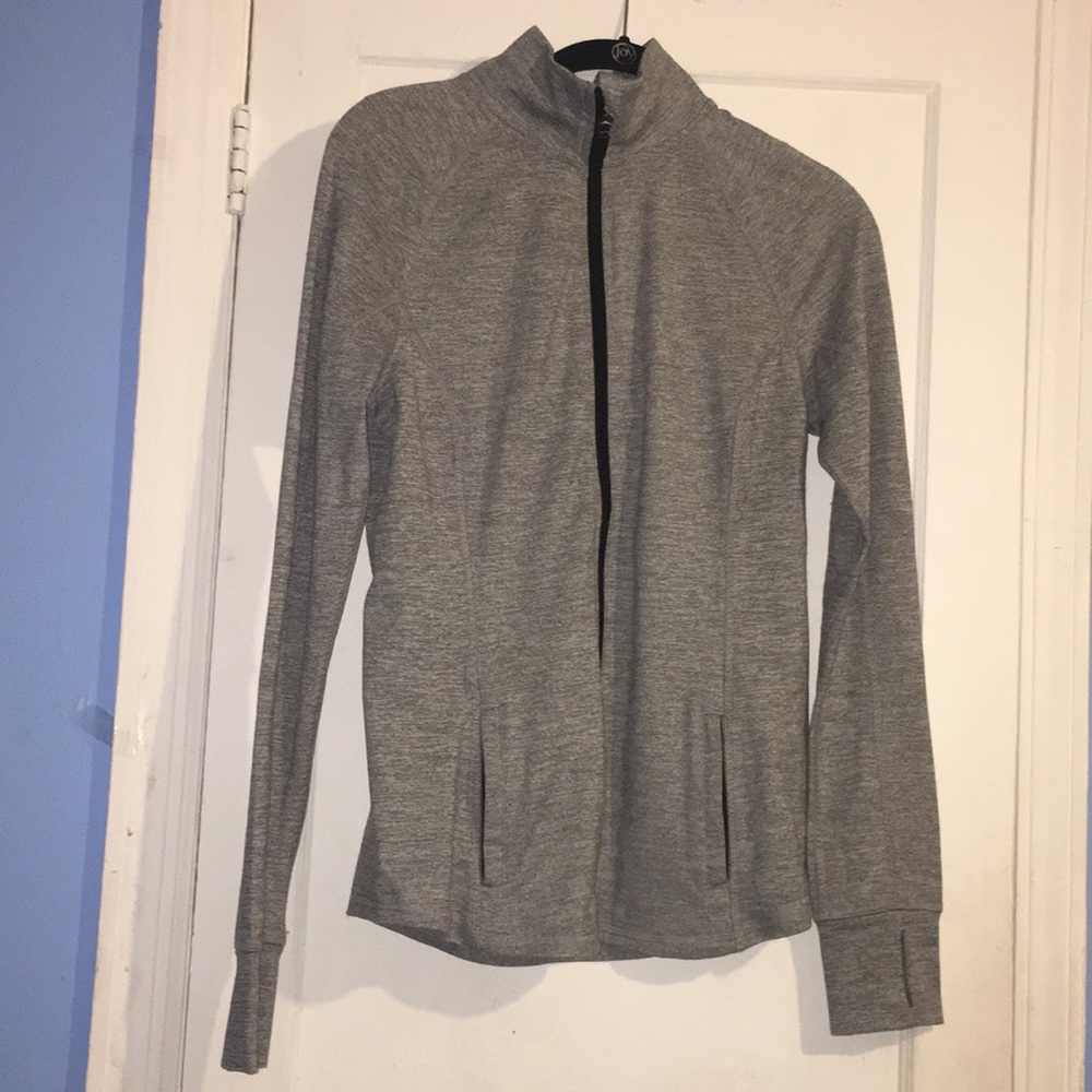 Grey athletic jacket